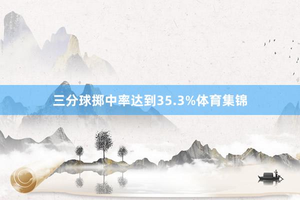 三分球掷中率达到35.3%体育集锦