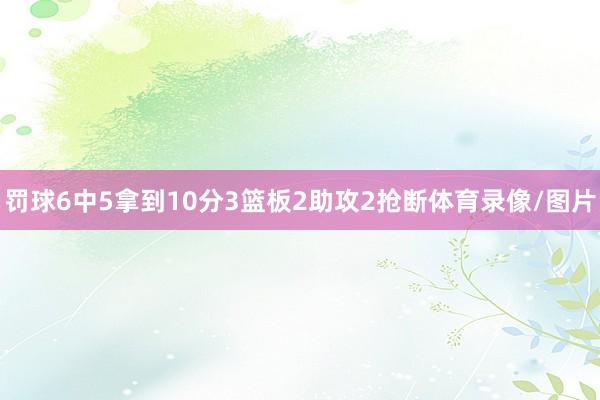 罚球6中5拿到10分3篮板2助攻2抢断体育录像/图片