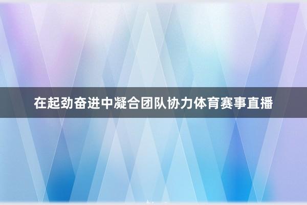 在起劲奋进中凝合团队协力体育赛事直播