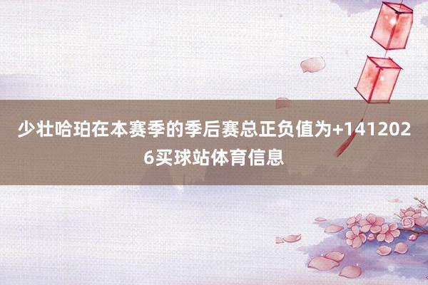 少壮哈珀在本赛季的季后赛总正负值为+1412026买球站体育信息